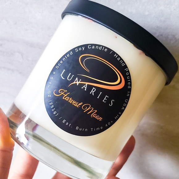 Pumpkin Spice Soy Candle w/ Wood Wick - Picture 9 of 16